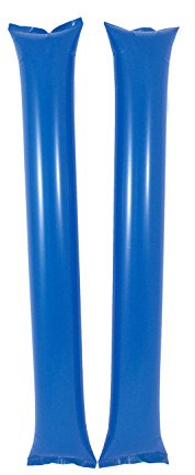 Deseret Deals Blue Thunder Sticks Inflatable Noisemakers (5 Pairs)
