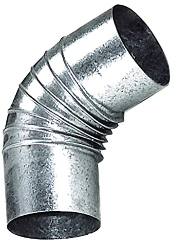 Codo Estufa Galvanizado de 150 mm. 90°.