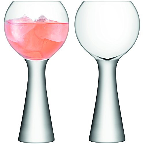 LSA International Moya Wine Balloon 550 ml Clear | Set of 2 | Mouthblown and Handmade Glass | MV22