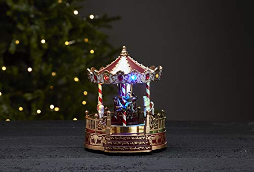 Karussell Weihnachten | Karussell Spieluhr | Spieluhr Karussell Weihnachten | Weihnachts Karussell | Weihnachtsdeko Karussell | Weihnachtsdeko Innen | LED Weihnachtsdeko | Spieluhr Weihnachten