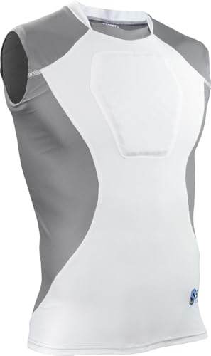 Sports Unlimited Diamond Shield Baseball Chest Protector Youth, Heart Guard Sternum Protection Padded Shirt, Softball Chest Protector Girls