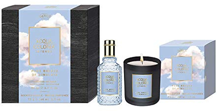 4711 Acqua Colonia Intense Pure Breeze of Himalaya Set EdC 50ml + Kerze