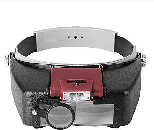 WZCXYX Lupa Dental Magnificación Binocular Dental Magnifier Cirugía Magnificadora Quirúrgica Faro Faro Faro(Color:Rojo)