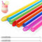 8 Piezas Pajitas de Plástico, 10mmx26cm Reutilizables Coloridas Pajitas, Pajitas de Beber, con 2 Cepillos de Limpieza, Pajita para Bubble Tea Juice y Soda