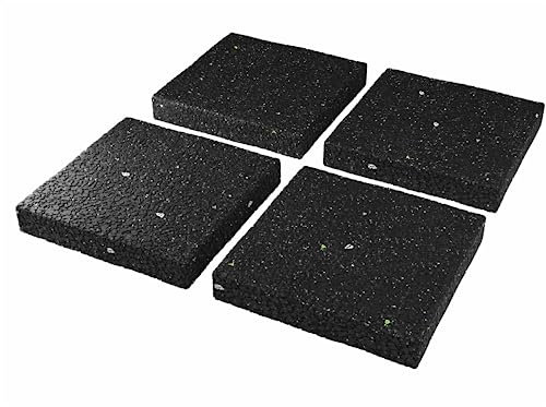 Lavadoras de 4 PIEZAS Almohadillas de Base XXL Almohadillas de Goma Amortiguadores Antivibraciones Soporte Seguro para Muebles y Armarios de Secadoras