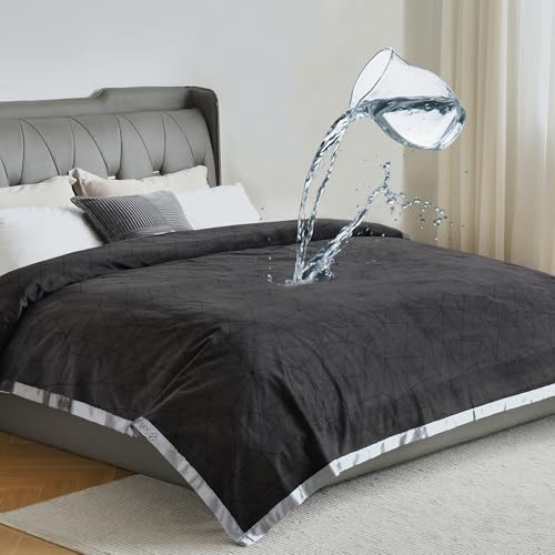 wasserdichte Decke 178x230cm - Liebesdecke Wasserdicht mit 3-lagigem nassschutz, 100% auslaufsicher Tagesdecke für Baby, Erwachsene & Haustiere, geeignet für Bett & Sofa, Leicht zu Reinigen