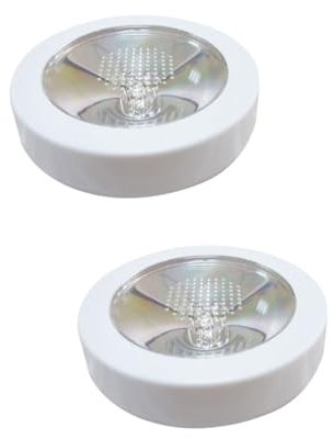 MAGICLULU 2st Glasuntersetzer Basis Anzeigen Led-lichtbasis Beleuchteter Sockel Für Glaskunst Brillenständer Drehbarer Präsentationsständer Regal Led-Basis Becher Kristall Rotieren Weiß