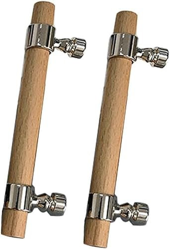 Schränke Schubladen Griffe, Türgriff, Schrankknöpfe, Möbelzubehör, Schrankgriffe, Möbelgriffe, 2 x Schrankgriffe aus Holz, Bügelgriffe aus Buchenholz, Schubladengriffe, Türknauf-Hardware aus natürlich