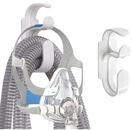 iguTrail 2 Stück CPAP Schlauchhalter, CPAP Stand System für Atemschutzgerät, Bieten stabile und Tangle Free CPAP Maske Pipeline-System, damit Sie besser schlafen für Schlafapnoe Zubehör