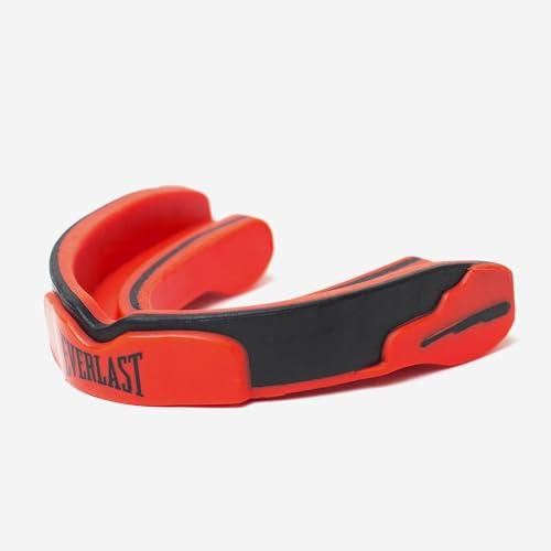 Everlast EverGel Single Boxing Mundschutz - Dreilagiger Gel-Schutz | Boil & Bite Fit für Boxen, MMA, Wrestling