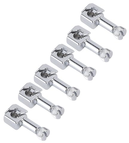 Generic 6 Piezas Abrazaderas para Agujas para Máquinas de Coser, Abrazaderas Universales para Agujas de Metal, Piezas de Repuesto para Máquinas de Coser con Tornillos de, Ideales para Accesorios