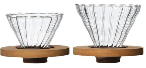 Gocciolatore Per Caffè Versato - Cono Per Caffè In Trasparente, Imbuto Per Erogazione Manuale, Filtro Per Singola, Dispositivo Per Estrazione Manuale, Set Per Erogazione In, Attrezza