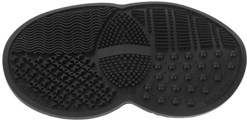 MAGICLULU Limpiador esponja maquillaje negro de silicona, esterilla para limpieza de brochas y herramientas de maquillaje para mujeres