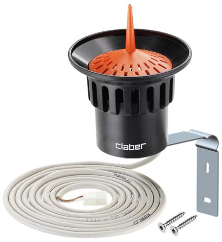 Claber Rain Sensor, sensore di Pioggia a Cavo per Programmatore di irrigazione