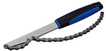 BBB Cycling Chain Whip Bike Cassette Removal Tool I Sprocket Remover I Rear Cassette Removal Tool 7, 8, 9, 10, 11-Speed TurnTable BTL-11, schwarz-silber