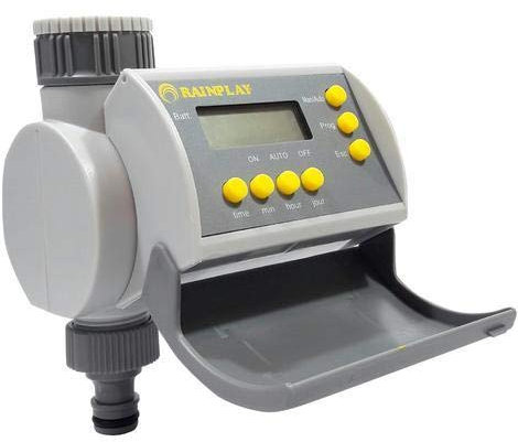 Suinga Automatischer Bewässerungsprogrammierer für den Garten - Digitaler Wasserhahn-Timer mit Wassersteuerung und Energieeinsparung, grau