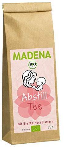 MADENA Bio Abstilltee, sanfter Abstilltee in Apothekenqualität, hilft beim Abstillen, Kräutertee mit Walnussblättern