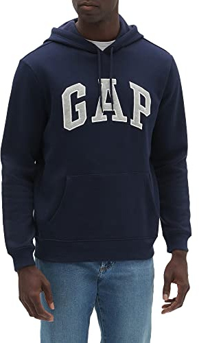 Gap Sudadera con Capucha de Forro Polar para Hombre, Tapiz Azul Marino, Medium