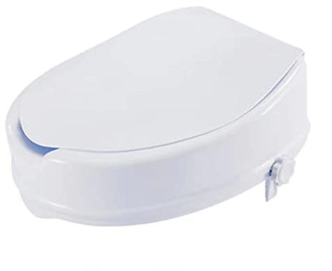 WODETIAN Toilettensitze für Senioren, WC-Abdeckung mit erhöhter Auflage, Universal-Hilfstoilettensitzdeckel für Schwangere, ältere Menschen, Behinderte, postoperative Menschen nach Operationen