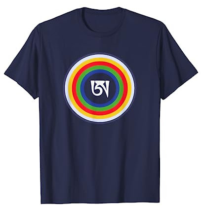 Dzogchen - Lettre tibétaine A - Symbole bouddhisme et méditation T-Shirt