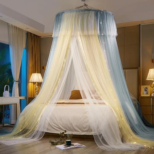 UE-MAOLU Moskitonetz für Betthimmel, Kuppel Prinzessin Bett Baldachin zum Kinder,Mädchen,Erwachsene zum Single zu King Size Betten Ideal für Schlafzimmer Dekorative (Color : B)