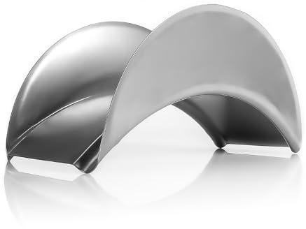 BigDean Gartenschlauchhalter aus Metall Silber - robuster Schlauchhalter zur Wandmontage - ideal auch als Kabelhalter für den Garten geeignet - für Schläuche mit ½ Zoll oder ¾ Zoll Durchmesser