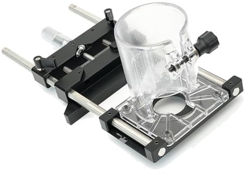 Fresa de Madera 2 en 1 - Herramienta de Soporte Ranurado, Conector, Fresadora Con Base de 65 mm, Ranura Circular, Cortador - Accesorios para Carpintería