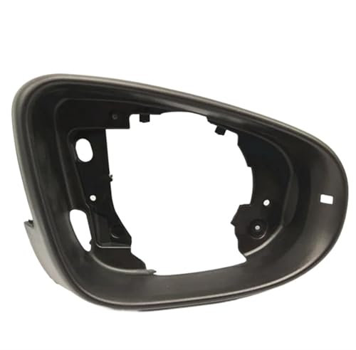 Tür Spiegelkappen Für VW Für Golf 6 MK6 Für GTI R20 Für Bora Für Touran Links & Rechts Rückansicht Gehäuse Rahmen Trim Auto Ersetzen Seite Spiegel Rahmen Halter Außenspiegel Spiegelkappen(Black-Right)