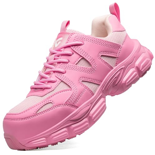 KOIFISH Chaussures de Sécurité Femme Légère Basket de Secruite Confortable | Antidérapantes, Respirantes, Chaussures de Travail Embout Acier – pour Logistique, Entrepôt, Atelier, Chantier & Industrie