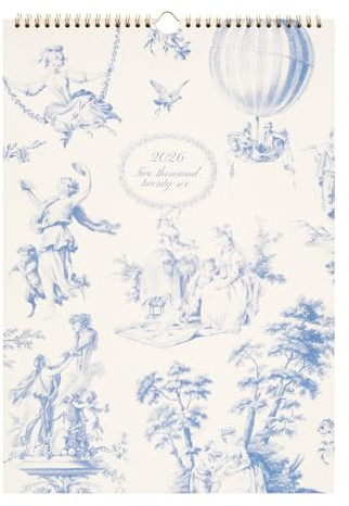 Kokonote - Calendrier 2026 Mural Grand Format Versailles - Calendrier Mural 2026 Mensuel │ Idee Cadeau : Calendriers Muraux │ De Janvier à Décembre : Espace pour notes et Illustrations (28x39,7 cm)