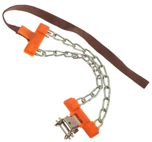 AKOOSY Cadenas de Nieve para Neumáticos de Coche Antideslizantes de Acero Resistentes para Suv y Vehículos Todoterreno Instalación Rápida para Invierno