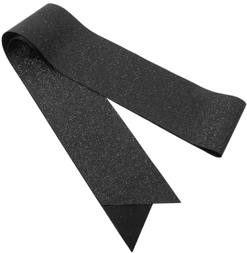 SEWOART 6 Piezas Banda en Blanco Brillantina para Decoracion Colegio, Fajas para Fiesta de Bodas de Poliéster para Mujeres en Bodas y Fiestas
