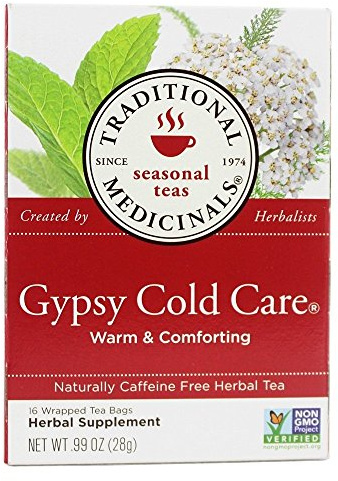 TRADITIONAL MEDICINALS TEAS Gypsy Cold Care Tea 16 Bag
