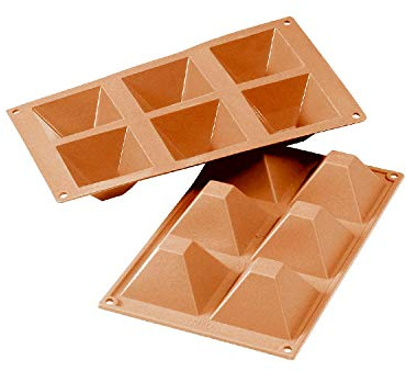 Silikomart Form Pyramide, Orange, 71 mm