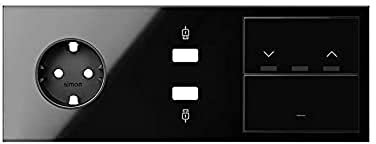 Simon 10020306-138 interruptor de luz Negro