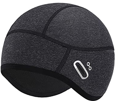 QIMEI-SHOP Berretto Sottocasco Cappello da Casco da Ciclismo Traspirante Antivento Elastica Pile Invernali Running Beanie Copricapo per Donne Uomini Moto Sci