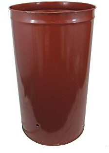 KetoPlastics 210 Litre Garden Incinerator Bin Fire Burner for Rubbish Leaves Paper Extra Large - With 4 or 8 Holes (4 Holes)