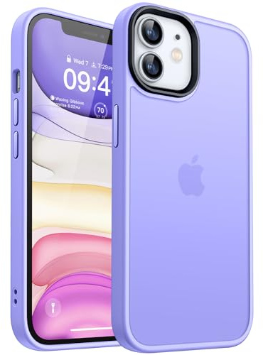 CANSHN für iPhone 11 Hülle, Matte Hellviolett