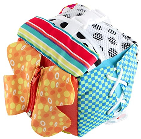perfk Apprendre à Fermer La Fermeture éclair avec Boucle et Dentelle pour Enfants, Jouet de Développement pour Tout-Petits à Partir de 2 Ans