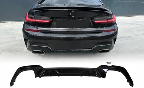 MpTuned G20 G21 Pre-LCI Diffusor schwarz glänzend für 340i 340d 2019 2020 2021
