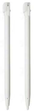 2 x Stylet Ecran Tactile Blanc Remplacement Compatible avec DSi (NDSi)