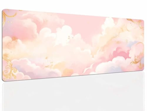 Tapis de Souris Round, Tapis Souris XXL, 1200x600x4mm Tapis de Bureau Gaming AntidéRapant, Tapis Bureau étanche, sous-Main pour Clavier et Souris, Mouse Pad Mat, pour Gamer, Ordinateur, Pc 1053