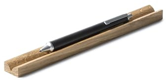 Oakywood - Stifthalter Holz - Stiftständer, Stift Organizer, Pen Display Holder Stand - für Kugelschreiber und Schreibgeräte - Desktop-Organizer für Büro, Schule, Zuhause - Eiche