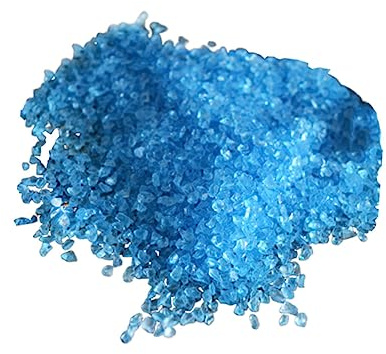 WEKAMOS Sable et Gravier Décoratif Bleu pour Aquarium Pierre pour Poissons et Décoration de Jardin Substrat Sécurisé et Naturel pour Eau Douce et Eau de Mer