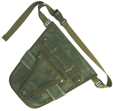 Garden Tool Belt for Women Tool Apron Belt Women Teacher Waxed Canvas Waist Apron with Pockets Aprons Gloves