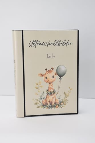 Ultraschallalbum personalisiert,zur Aufbewahrung von Ultraschallfotos,Ultraschallbilder Mappe,Geschenk zur Geburt,für Schwangere, Taufe,Babyparty, Ostern (20 leere Hüllen)