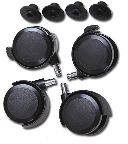 babybay Rollensatz Parkett / Rollen passend für alle babybay Modelle / vom Beistellbett zum Stubenwagen (schwarz) (1er Pack)