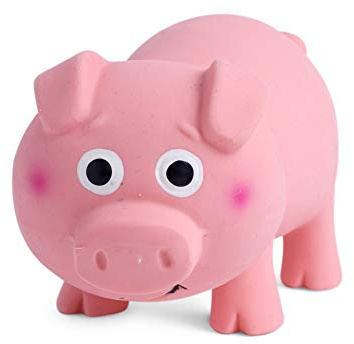 Petface Latex Oink Oink Pig mjuk tugghund leksak