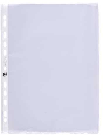 Oxford Prospekthüllen, 50 Stück, DIN A3 quer, genarbt, 100460996, oben offen, gefalzt