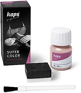 Kaps Super Color Lederfarbe für Naturleder, Synthetik und Textil, Lederfärber, 25 ml, 143 - Mauve